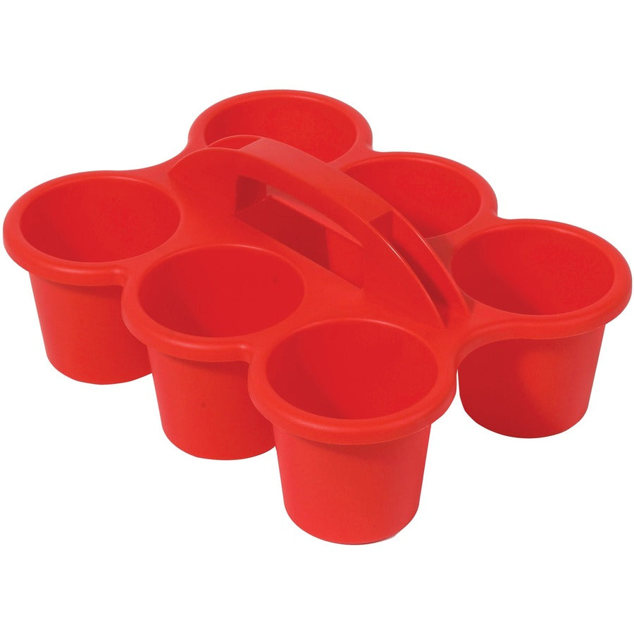 Deflecto Antimicrobial Kids 6 Cup Caddy - 39509RED
