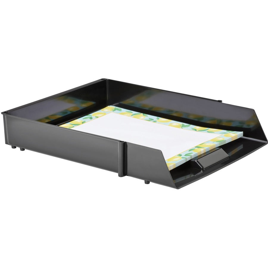 Deflecto AntiMicrobial Industrial Front-Load Tray - 63905