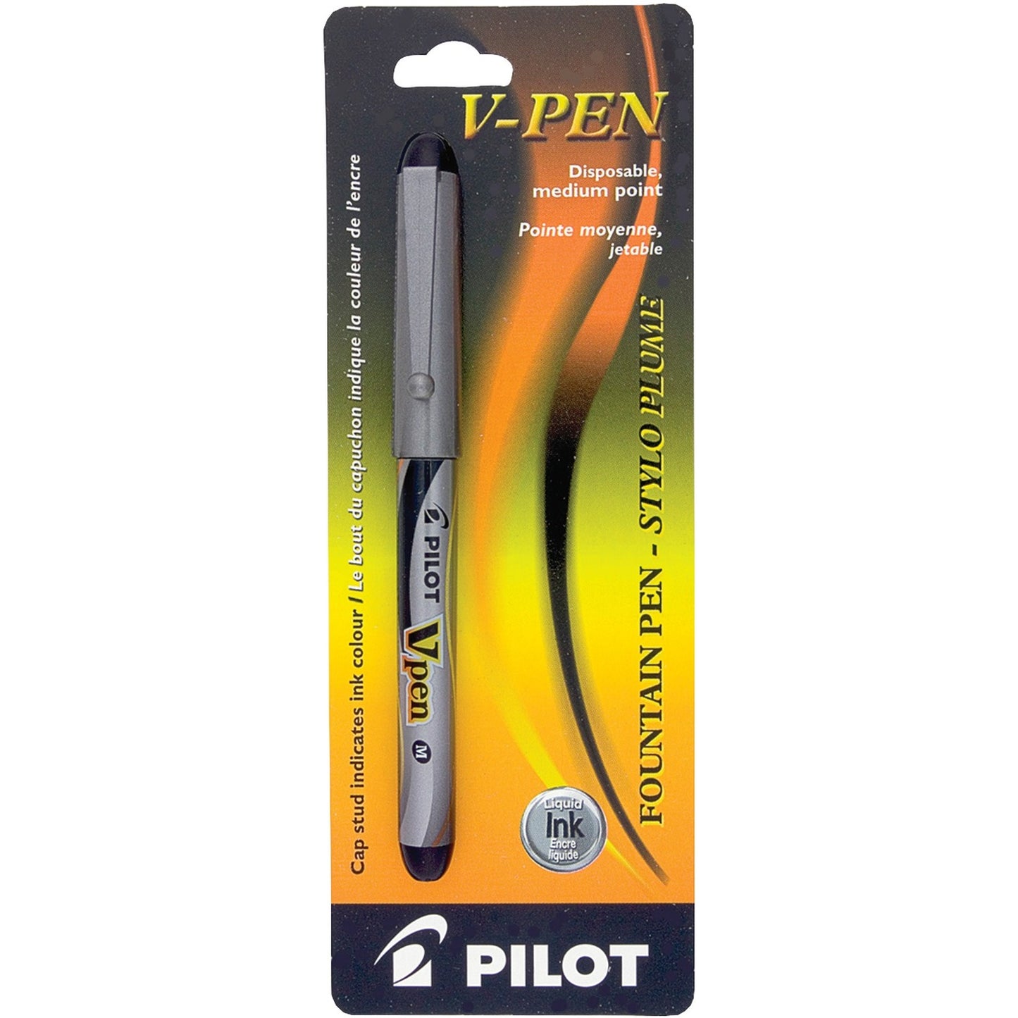 Pilot V Pen Disposable Fountain Pen Black