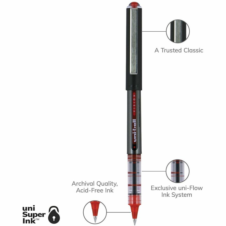 uniball™ Vision Rollerball Pens - UBC60117