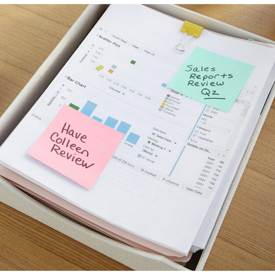 Post-it® Super Sticky Notes Cubes - 2027PAS