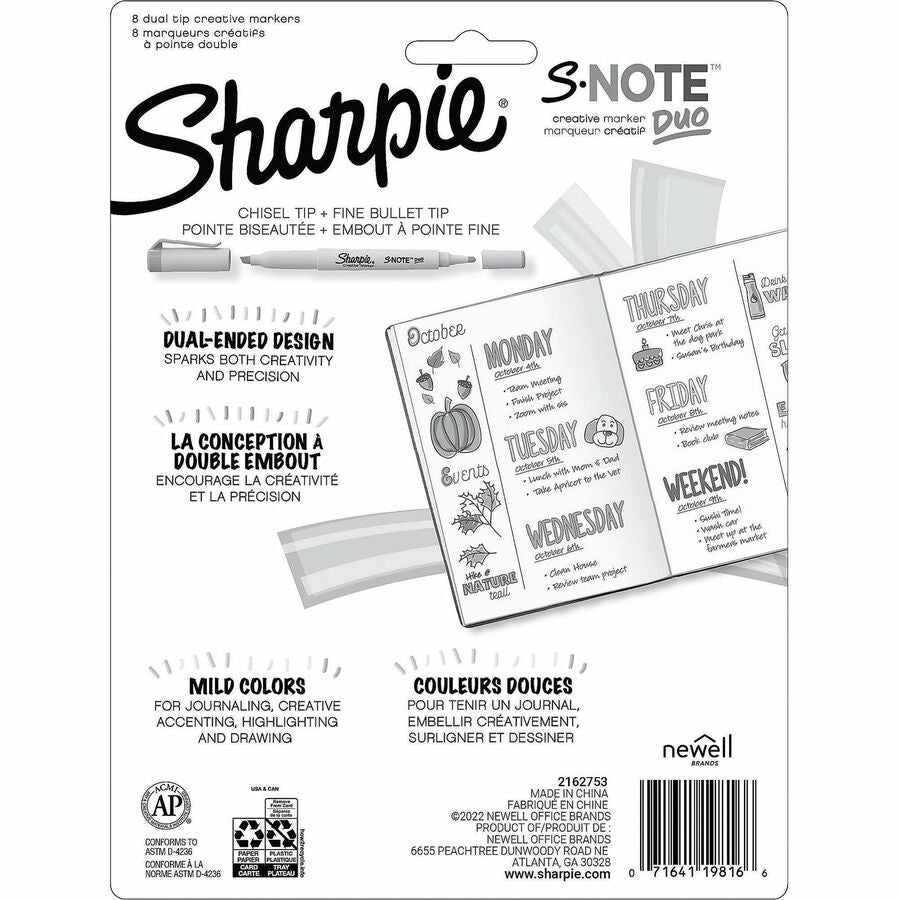 Sharpie S-Note Duo Dual-Tip Markers - 2154173