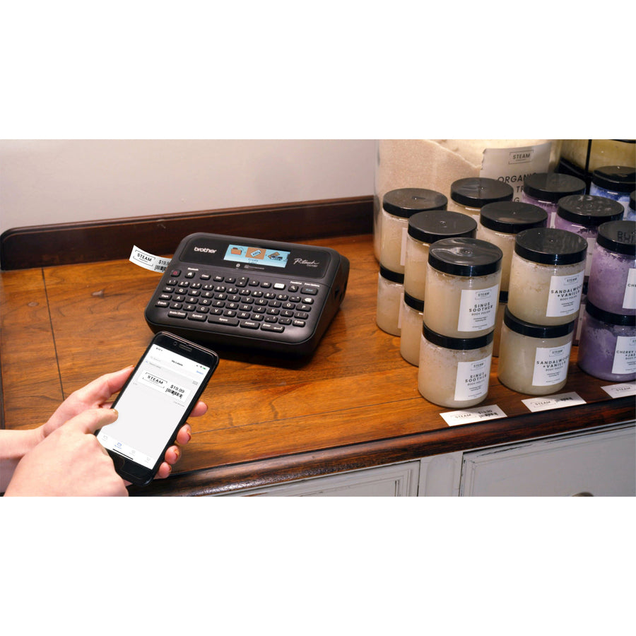 Brother P-Touch PT-D610BT Business Professional Connected Label Maker - PTD610BT