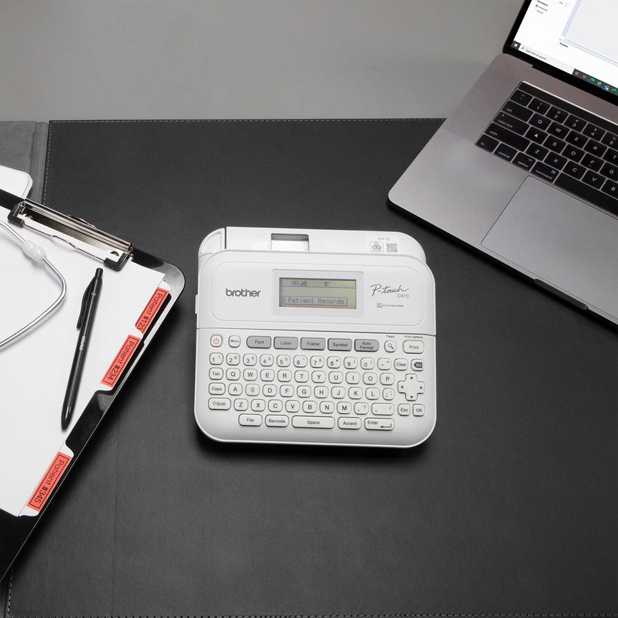 Brother P-Touch PT-D410AD Label Printer Gray - PTD410