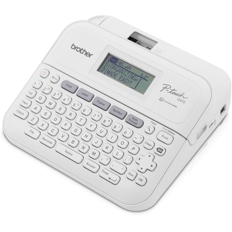 Brother P-Touch PT-D410AD Label Printer Gray - PTD410