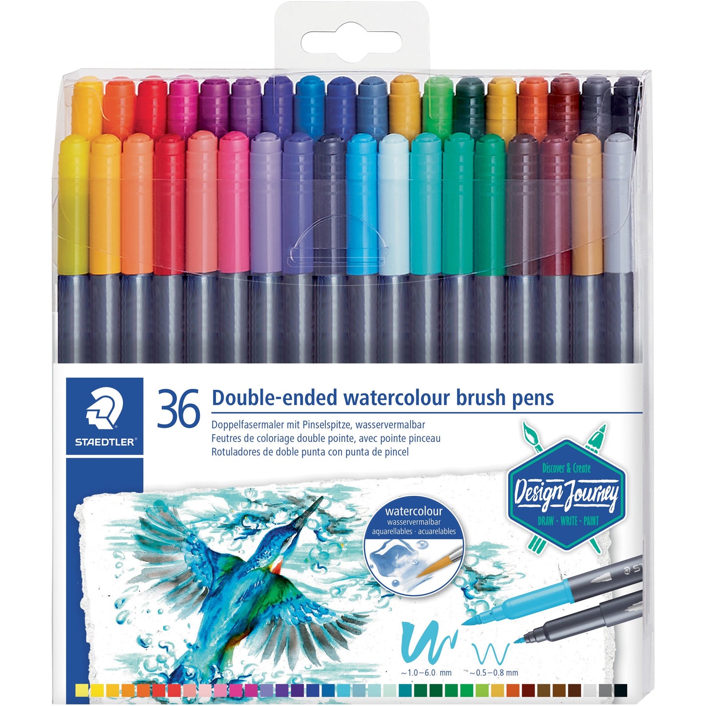 Staedtler Double-ended Watercolour Brush Pen
