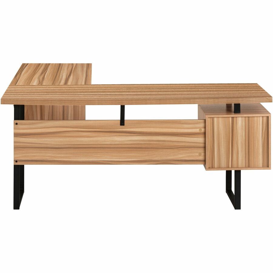 Monarch Specialties Computer Desk - 70"L / Reclaimed Wood / Black Metal / L/R - I7612