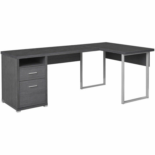 Monarch Specialties Computer Desk - 80"L / Grey Left Or Right Facing