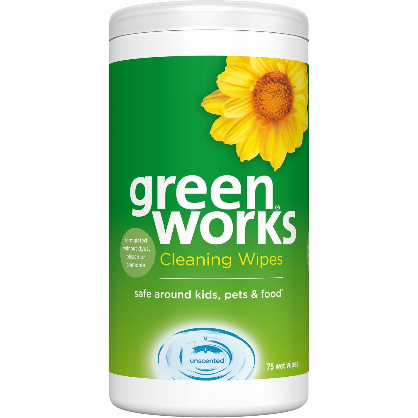 Green Works Cleaning Wipes, Unscented