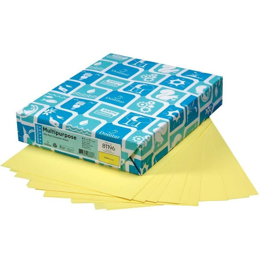 Domtar Colors Multipurpose Paper - Canary