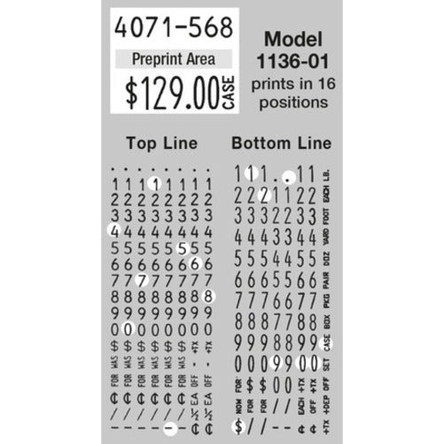 Monarch 1136 Pricemarker - M0113601