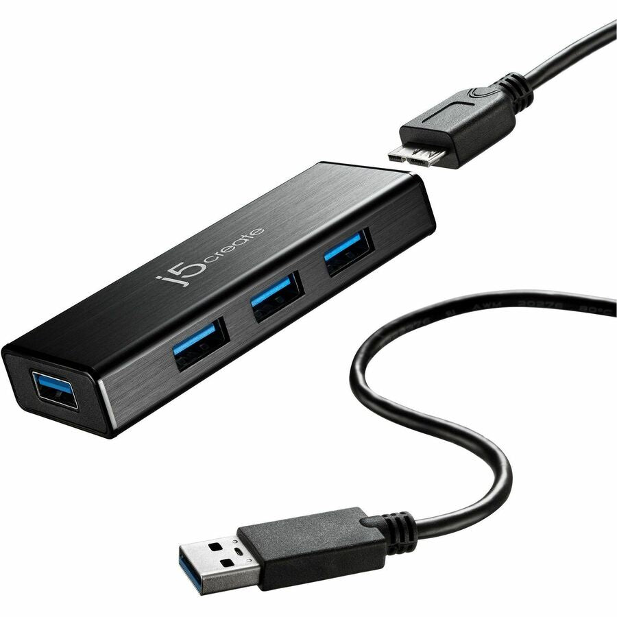 j5create USB 3.0 4-Port Mini Hub - JUH340