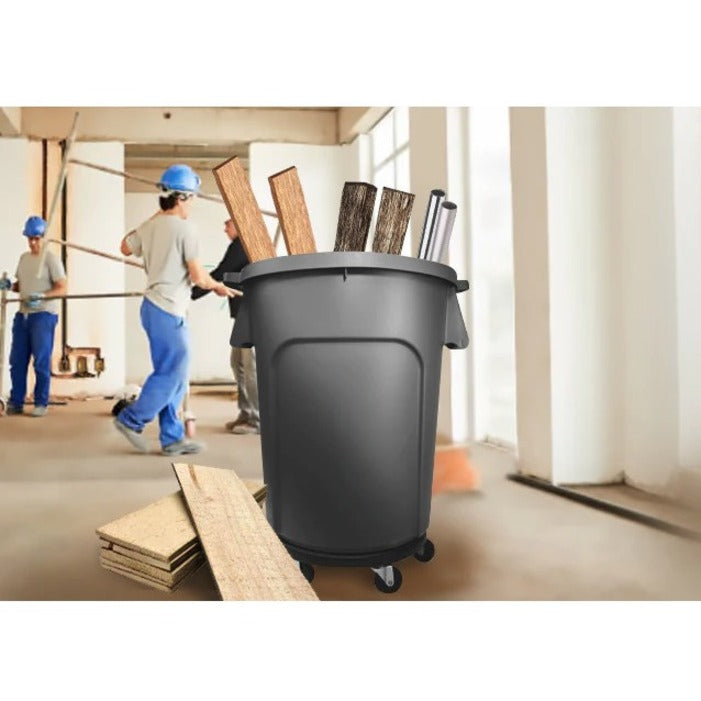 Globe Grey Waste Containers - 20 Gallon - 9620