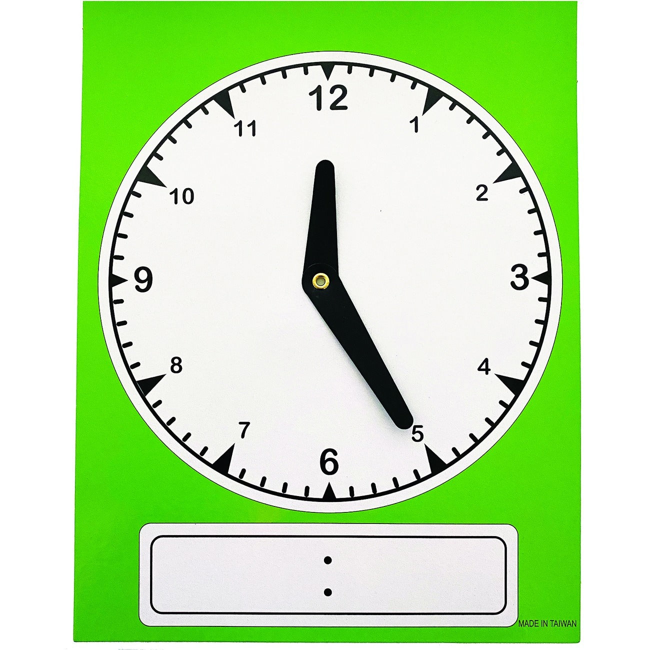 DBLG Import Laminated Paper Education Clock