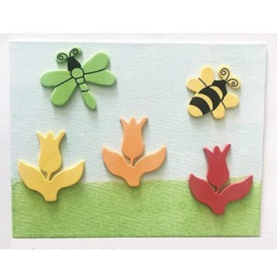 DBLG Import Self-Adhesive Foam Insect Shapes - 38861