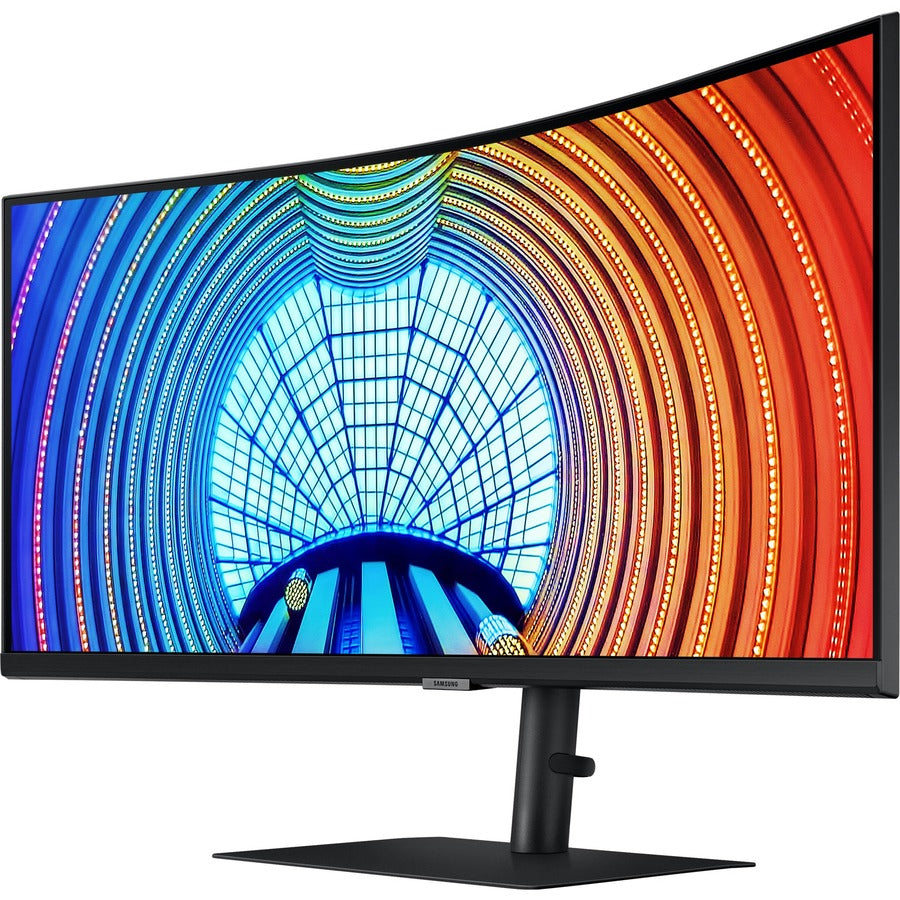 Samsung ViewFinity S6 S34A654UBN 34" Class UW-QHD Curved Screen LCD Monitor - 21:9 - Black - LS34A654UBNXGO