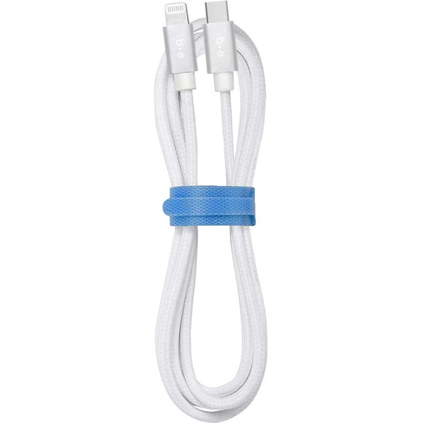 Blu Element Braided Charge/Sync USB-C to Lightning 4ft White - BEC2L4W