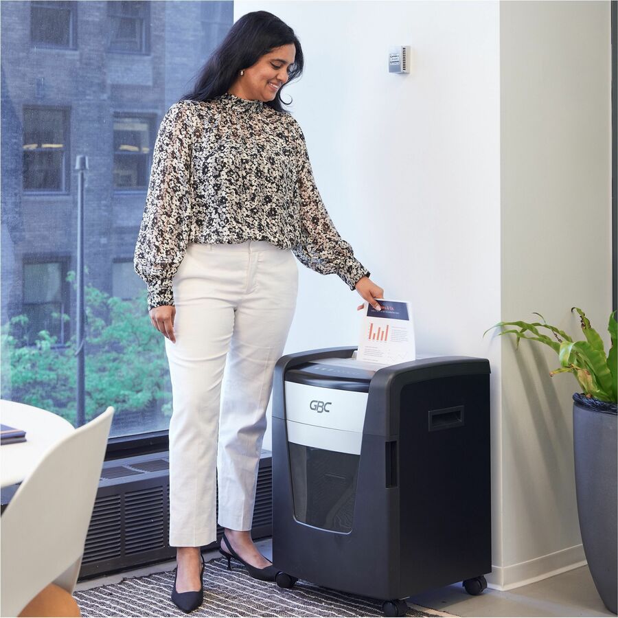 GBC Momentum Paper Shredder, M12-12, Micro-Cut, Anti-Jam, 12 Sheets - WSM177003