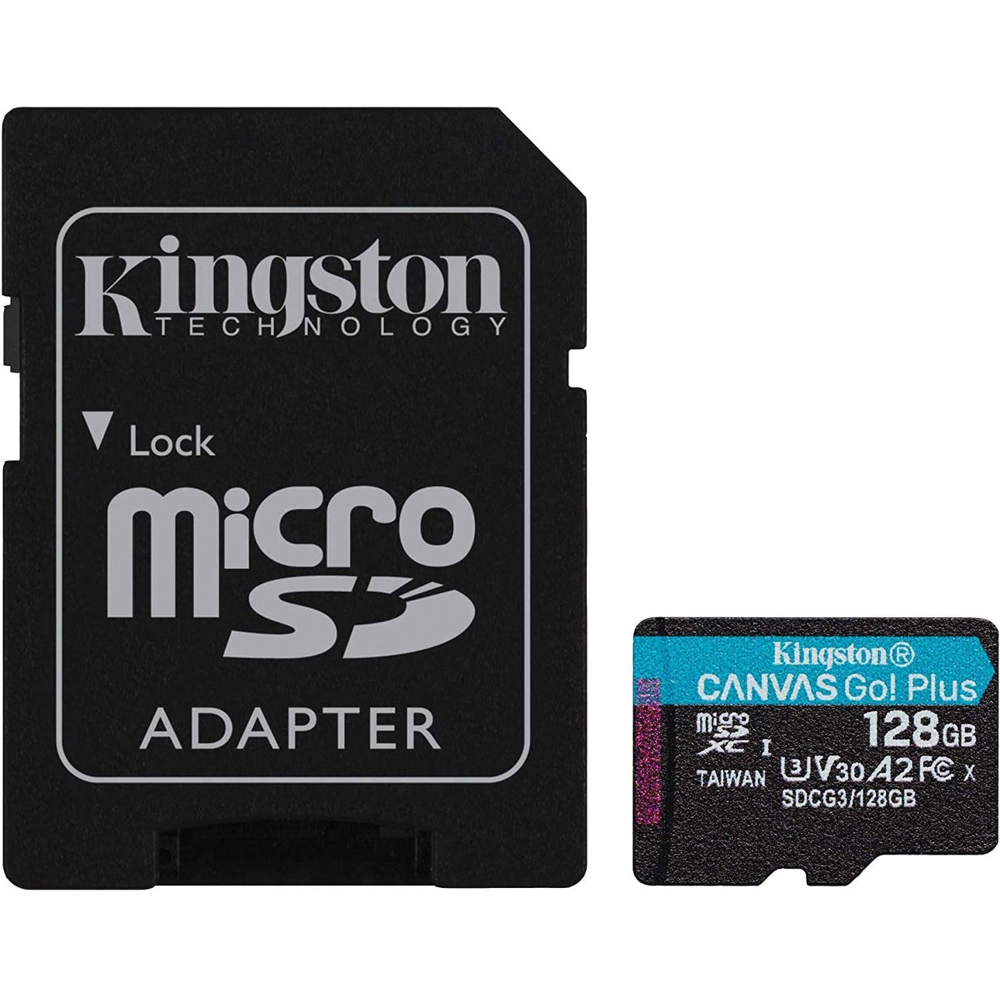 Kingston Canvas Go! Plus 128 GB Class 10/UHS-I (U3) V30 microSDXC