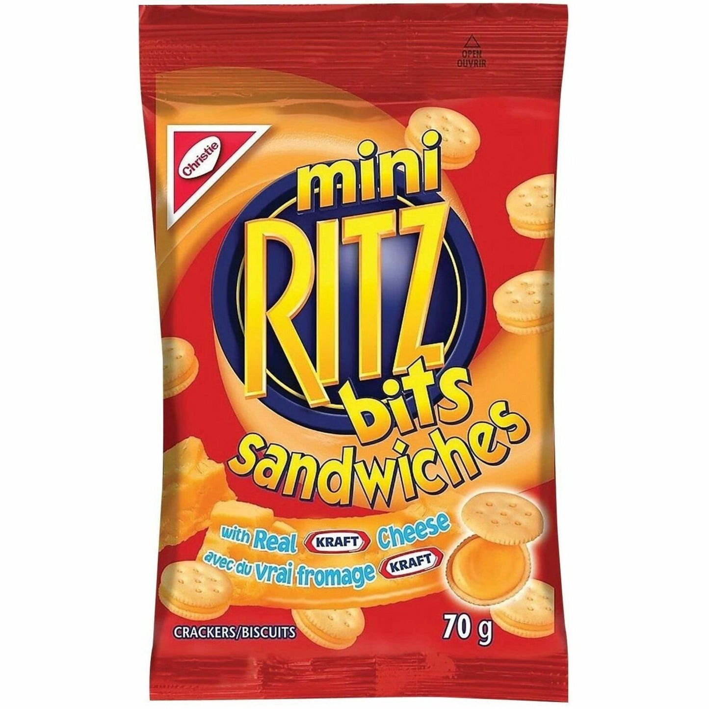 Christie Ritz Mini Bits Sandwiches Cheese Flavoured