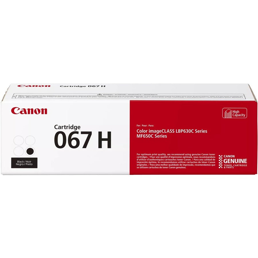 Canon 067 Original High Yield Laser Toner Cartridge - Black - 1 Each - 5106C001