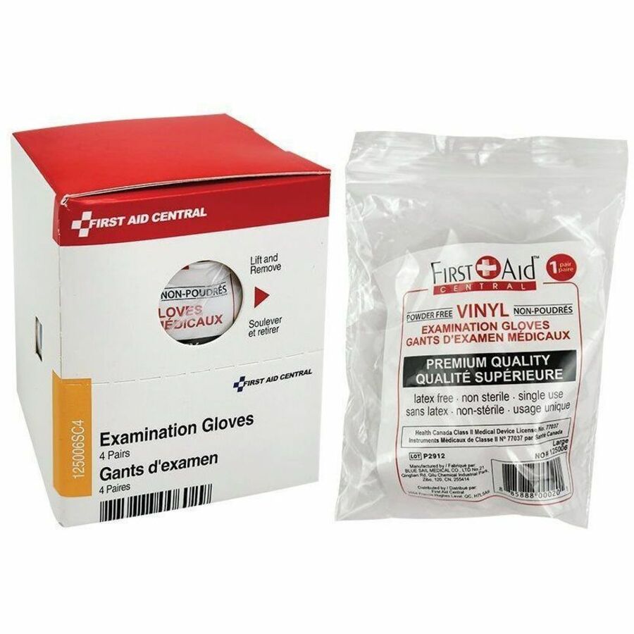 First Aid Central 125006SC4 Examination Gloves