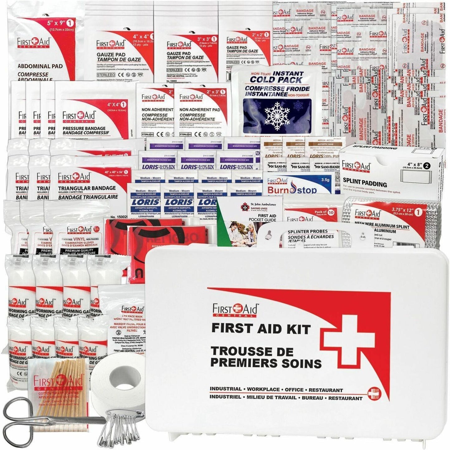 First Aid Central ONTARIO Deluxe First Aid Kit