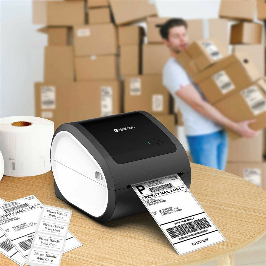 IntekView Business Direct Thermal Printer - Monochrome - Label Print - Bluetooth - TLP100