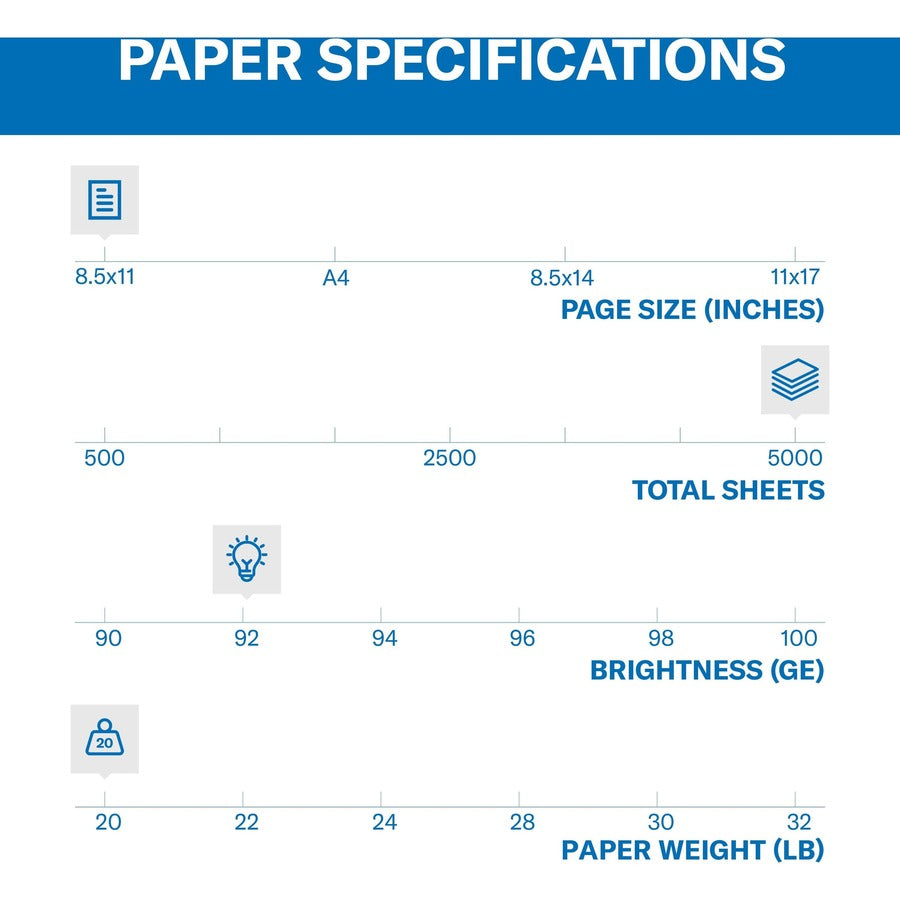 Hammermill Tidal Copy Paper - White - 162008-NVXC