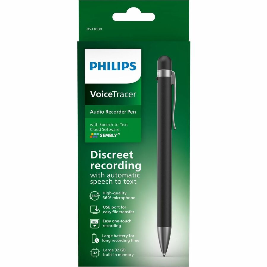 Philips Voice Tracer DVT1600 Digital Voice Recorder - DVT1600