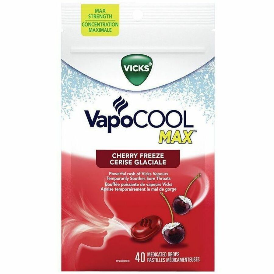 Vicks VapoCOOL Drops Cherry