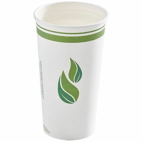 Eco Guardian 20 oz PLA-Lined Single Wall Paper Cup, Compostable
