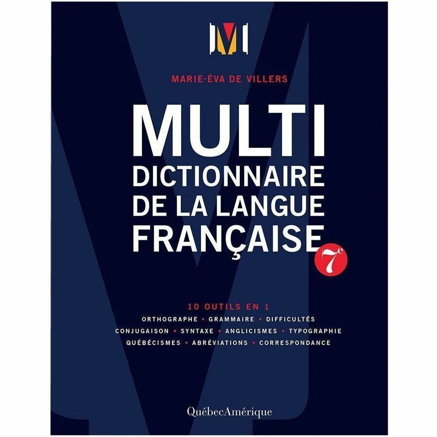 LES MESSAGERIES ADP Dictio.Multi.Fren. 7TH Edit Printed Book