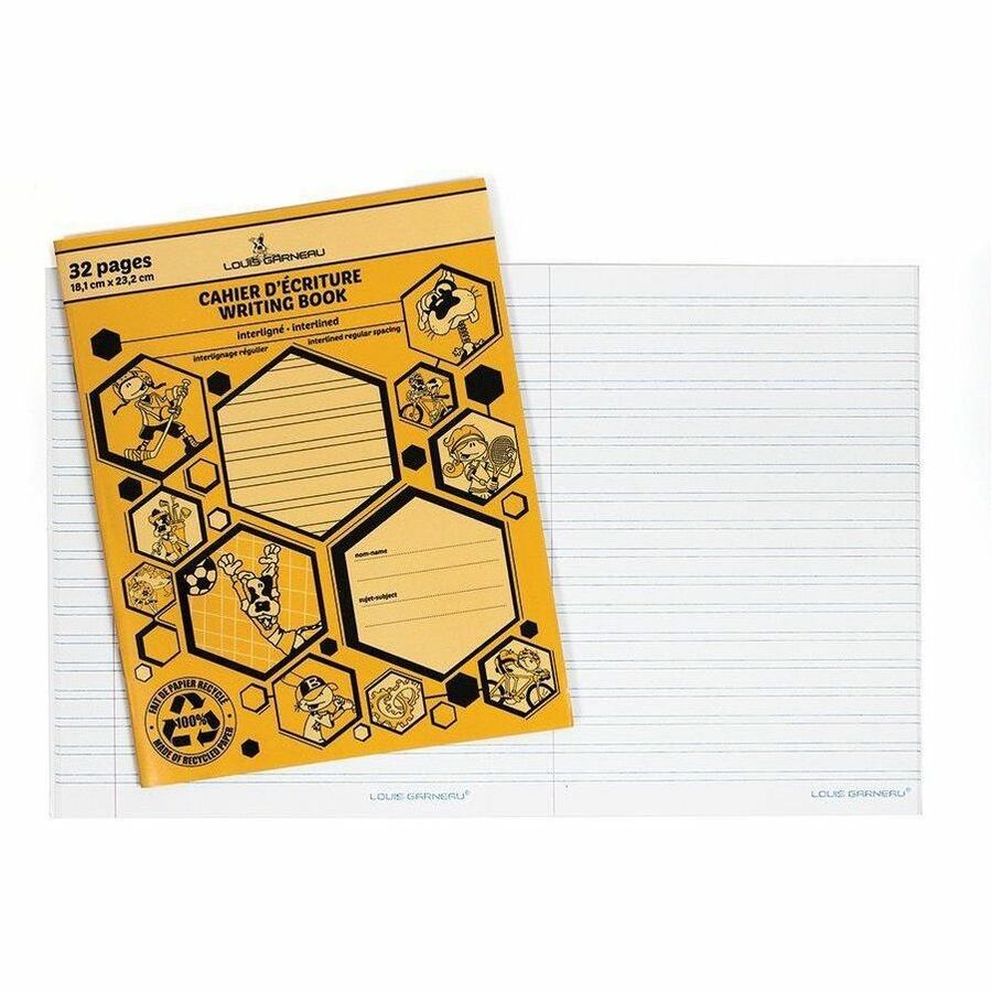 Louis Garneau Small Exercise Book, Interlined