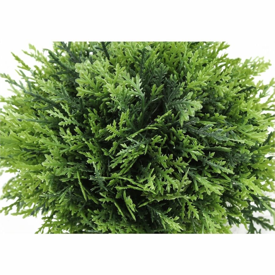 Monarch Specialties Artificial Plant - 3pcs / 5"H Grass in a 3" Grey Pot - I9589