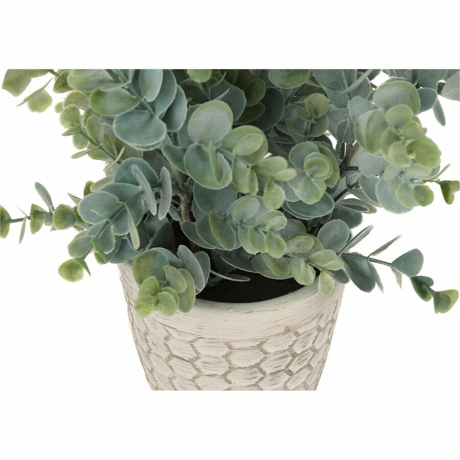 Monarch Specialties Artificial Plant - 2pcs / 13"H Eucalyptus/ Grass/ 4" Pot - I9581
