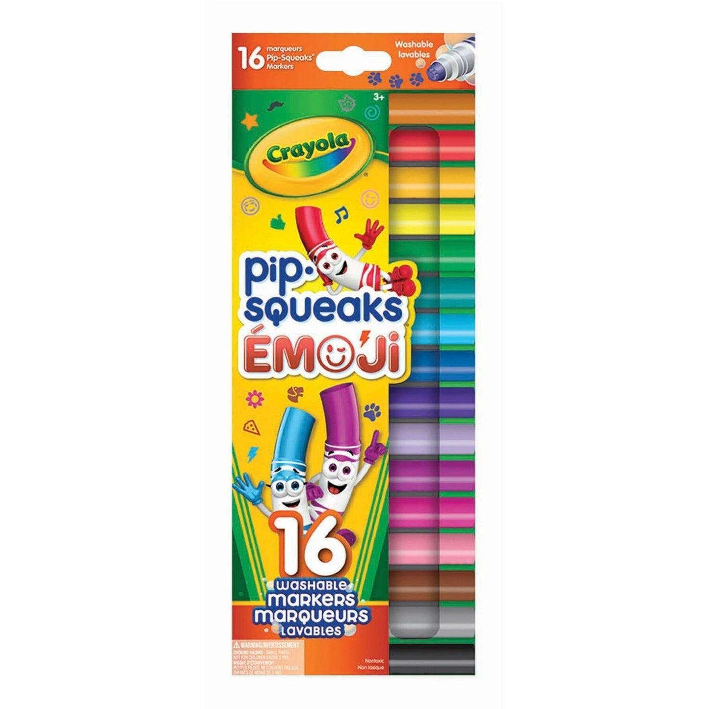Crayola Pip-Squeaks Emoji Stamper Markers