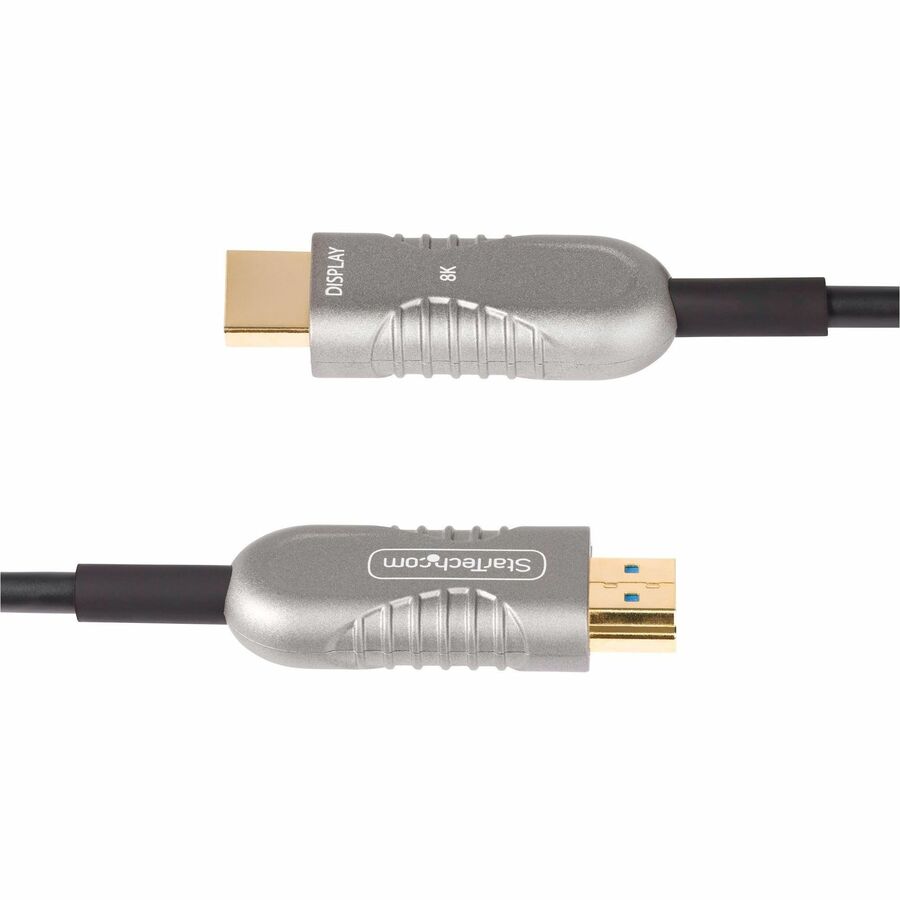 StarTech.com 100ft (30.4m) HDMI 2.1 Hybrid Active Optical Cable (AOC), CMP, Plenum Rated, 8K Ultra High Speed HDMI 2.1/2.0 Cable, 48Gbps - 8K-A-100F-HDMI-CABLE