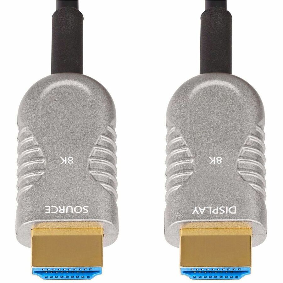 StarTech.com 100ft (30.4m) HDMI 2.1 Hybrid Active Optical Cable (AOC), CMP, Plenum Rated, 8K Ultra High Speed HDMI 2.1/2.0 Cable, 48Gbps - 8K-A-100F-HDMI-CABLE