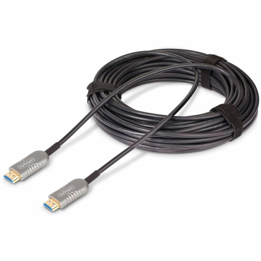 StarTech.com 30ft (9.1m) HDMI 2.1 Hybrid Active Optical Cable (AOC), CMP, Plenum Rated, 8K Ultra High Speed HDMI 2.1/2.0 Cable, 48Gbps - 8K-A-30F-HDMI-CABLE