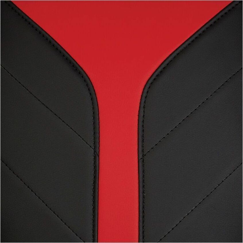 OSP Furniture Black Leather Gaming Chair - ORN25-RD