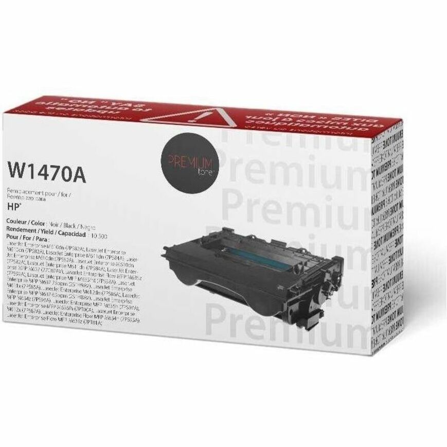 Premium Tone Toner Cartridge - Compatible for Hewlett Packard W1470A/147A - Black - NCHPW1470A