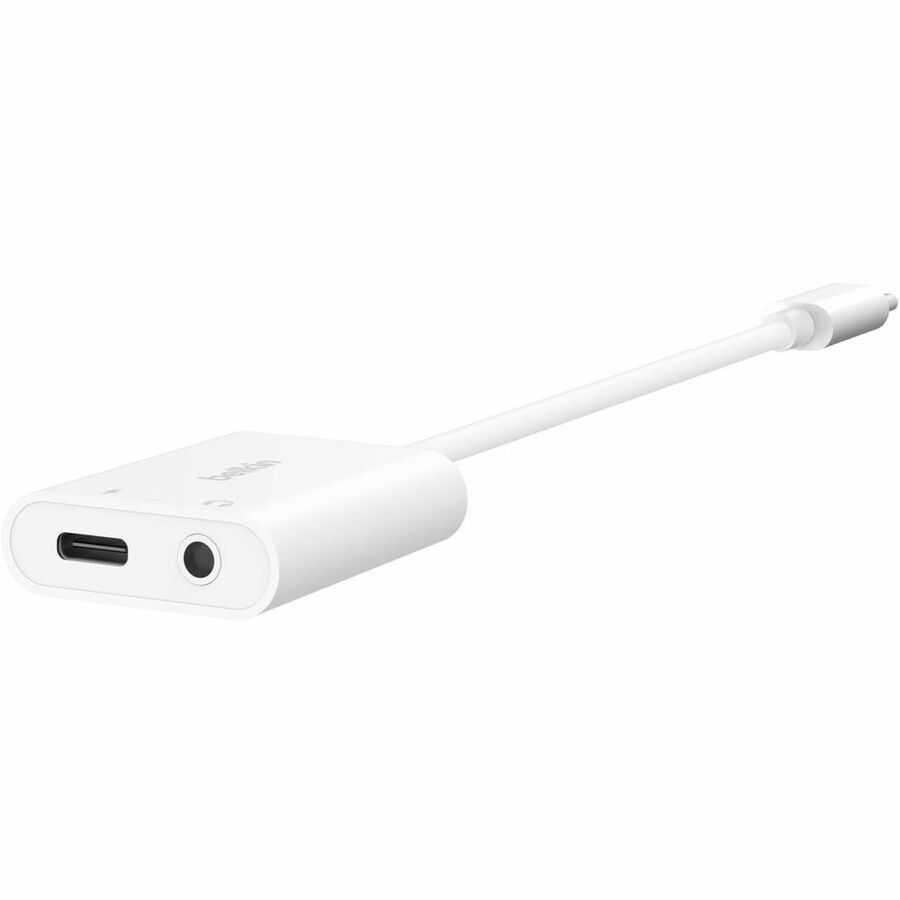 Belkin RockStar 3.5mm Audio + USB-C Charge Adapter - NPA004btWH