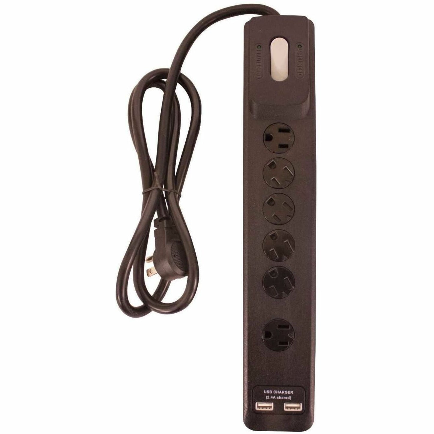 Woods 6-Outlet 1780J USB Surge Protector