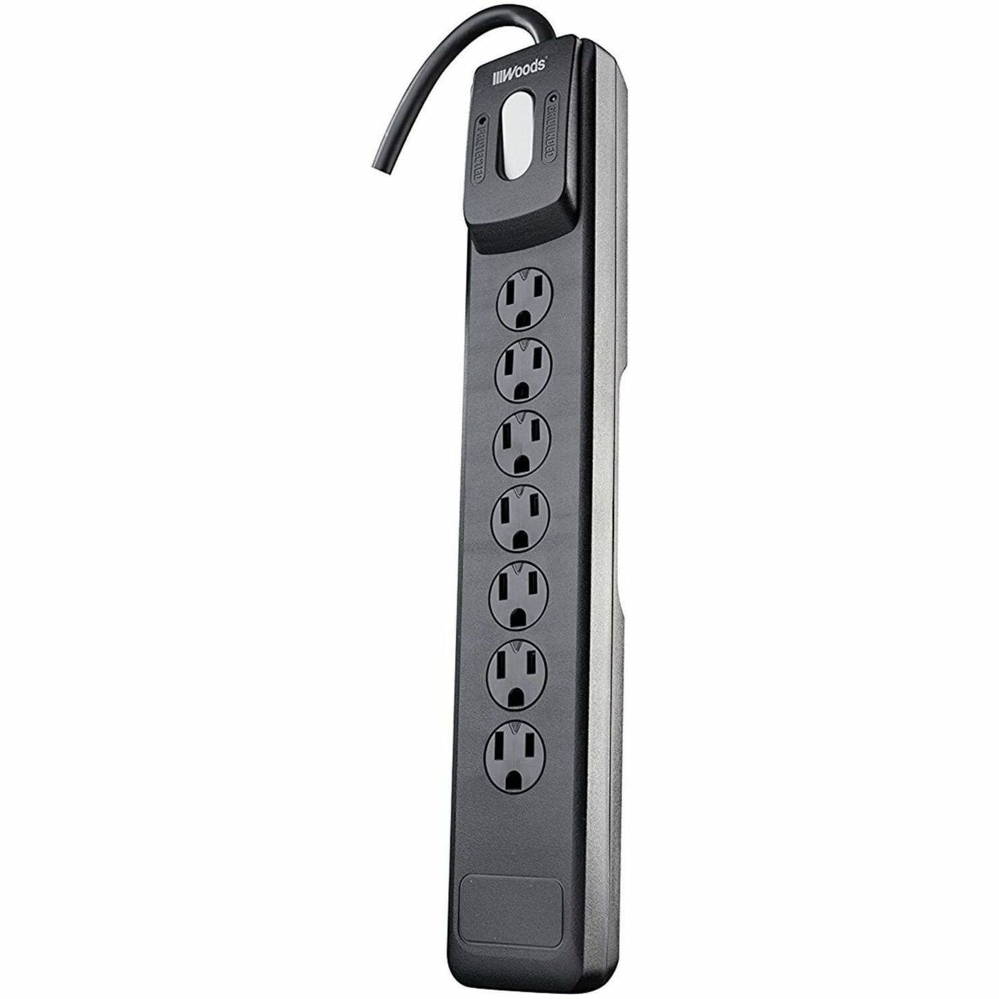 Woods 7-Outlet Electronics Surge Protector