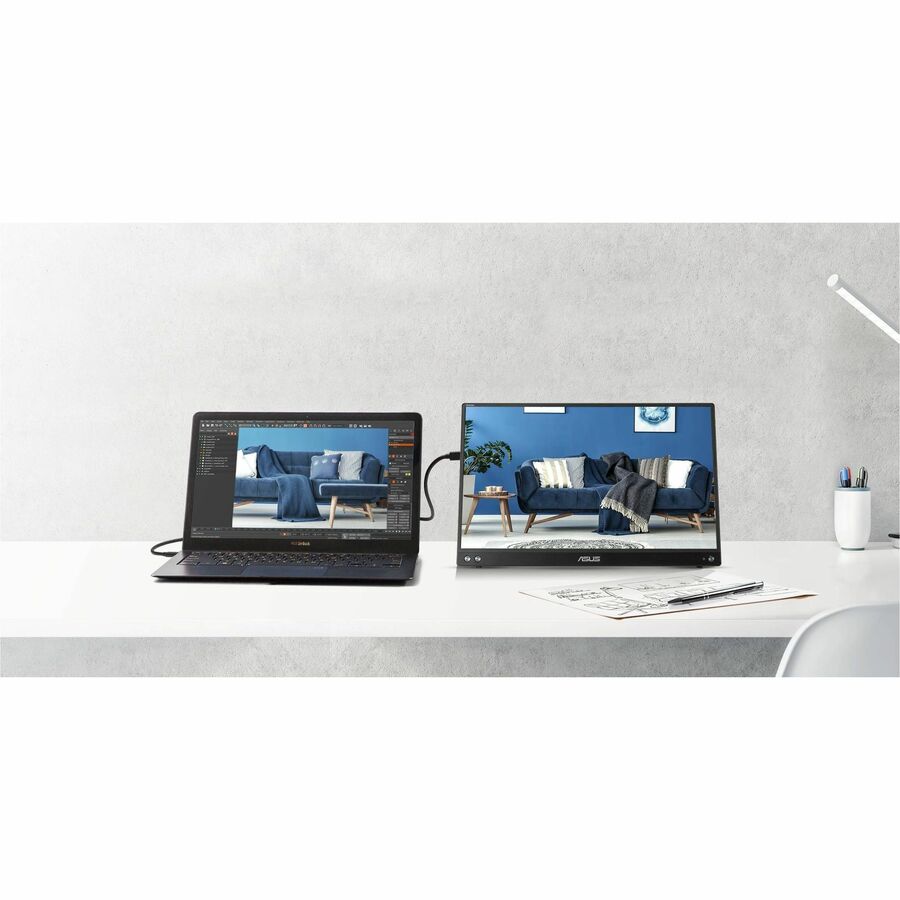 Asus ZenScreen MB16ACVR 16" Class Full HD LED Monitor - 16:9 - MB16ACVR