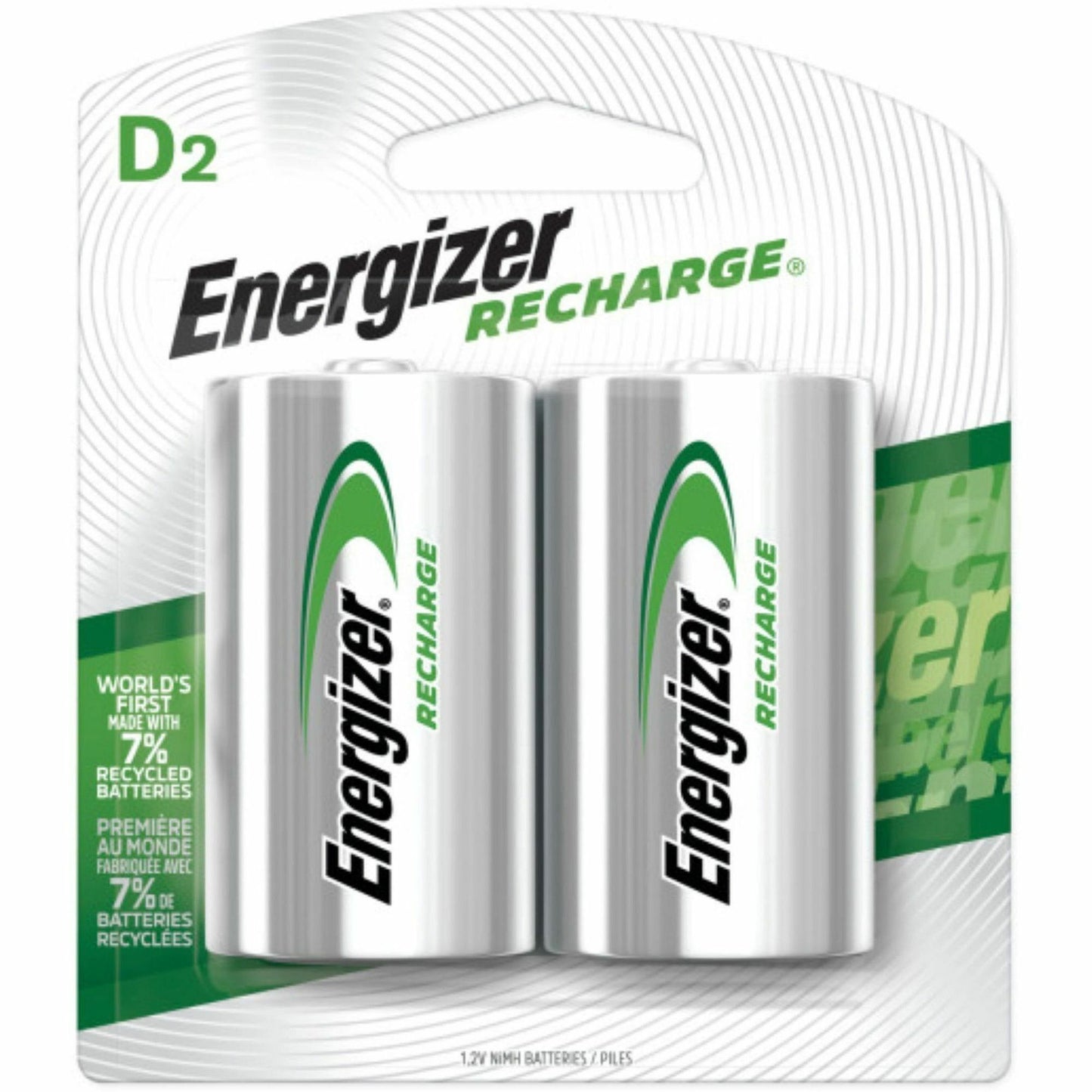 Energizer Recharge Universal Rechargeable D Batteries