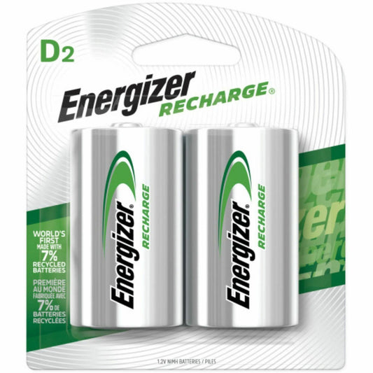 Energizer Recharge Universal Rechargeable D Batteries
