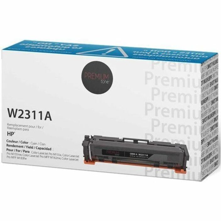Premium Tone Laser Toner Cartridge W2311A - Cyan - 1 Each - NCHPW2311A