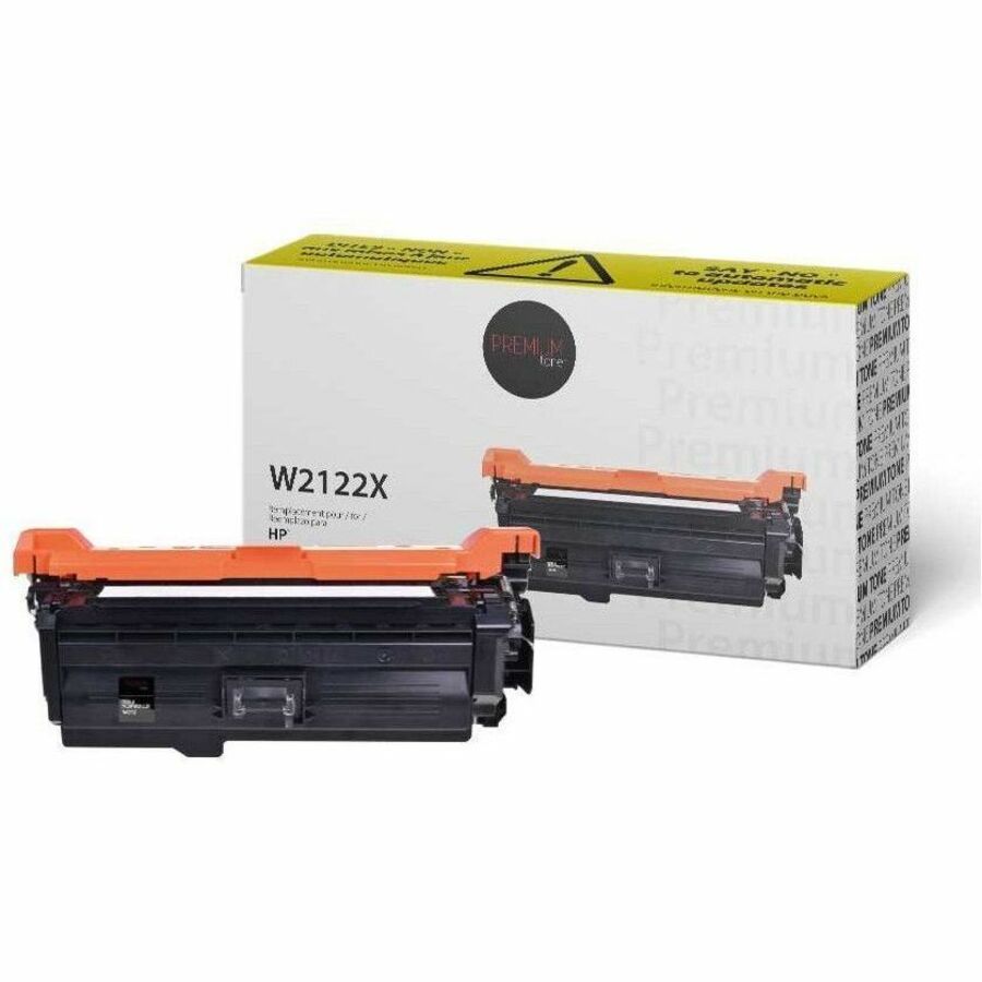 Premium Tone Laser Toner Cartridge W2122X - Yellow - 1 Each - NCHPW2122X